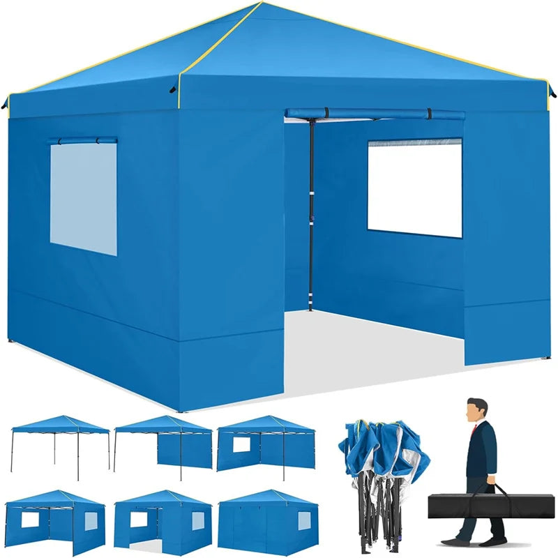 Cobizi Ez Pop Up Gazebo Canopy With Mesh Windows Portable