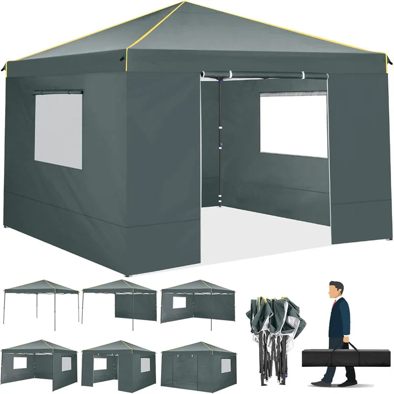 Cobizi Ez Pop Up Gazebo Canopy With Mesh Windows Portable