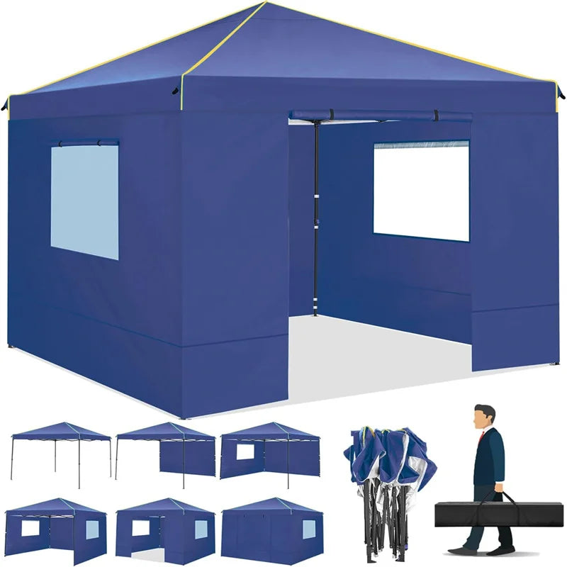 Cobizi Ez Pop Up Gazebo Canopy With Mesh Windows Portable