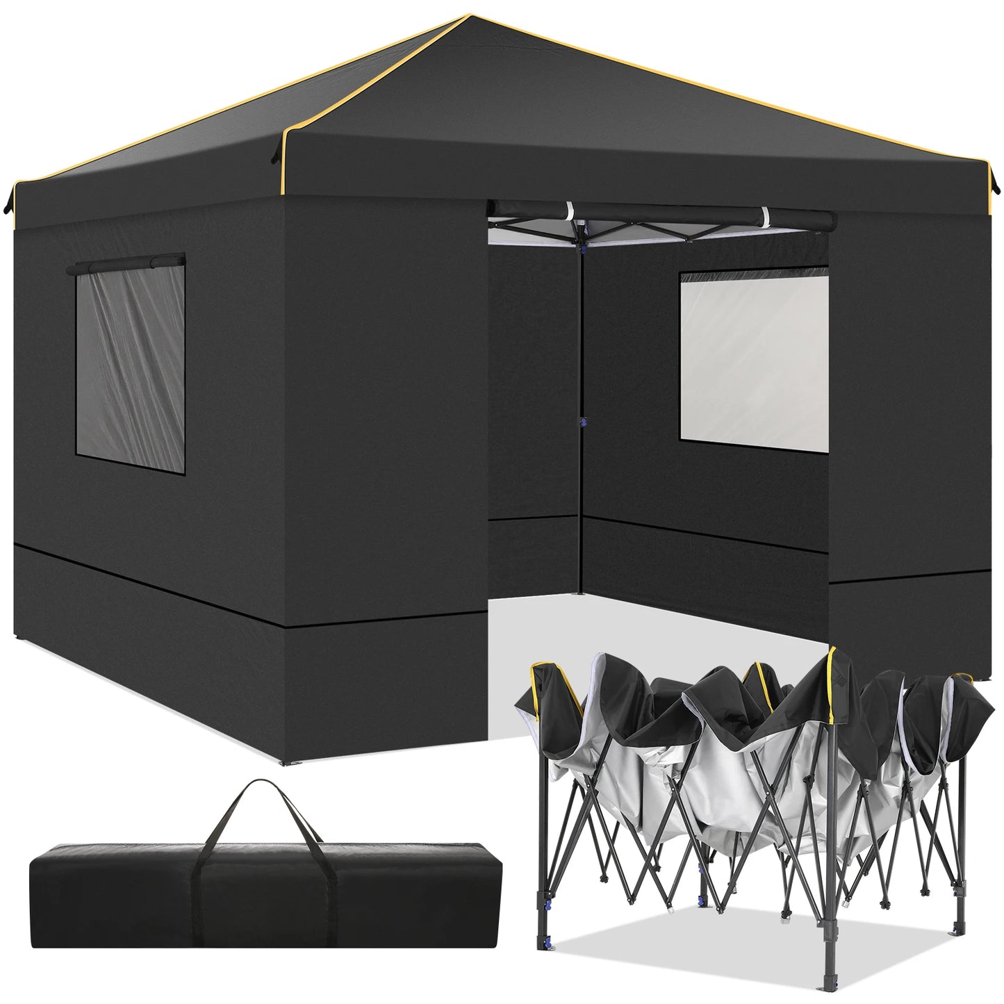 Cobizi Ez Pop Up Gazebo Canopy With Mesh Windows Portable