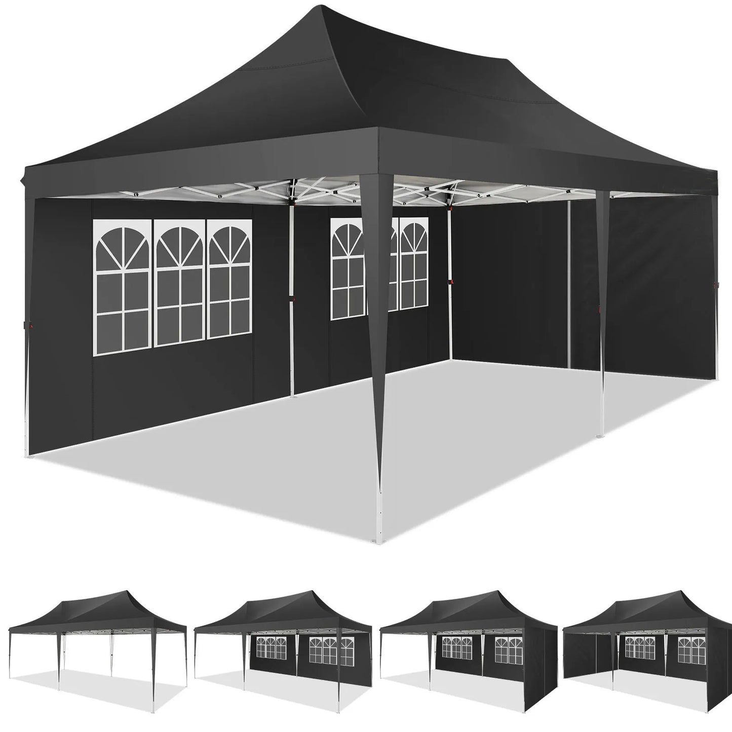COBIZI Outdoor Pop Up Canopy Gazebo UV50 Waterproof Shelter