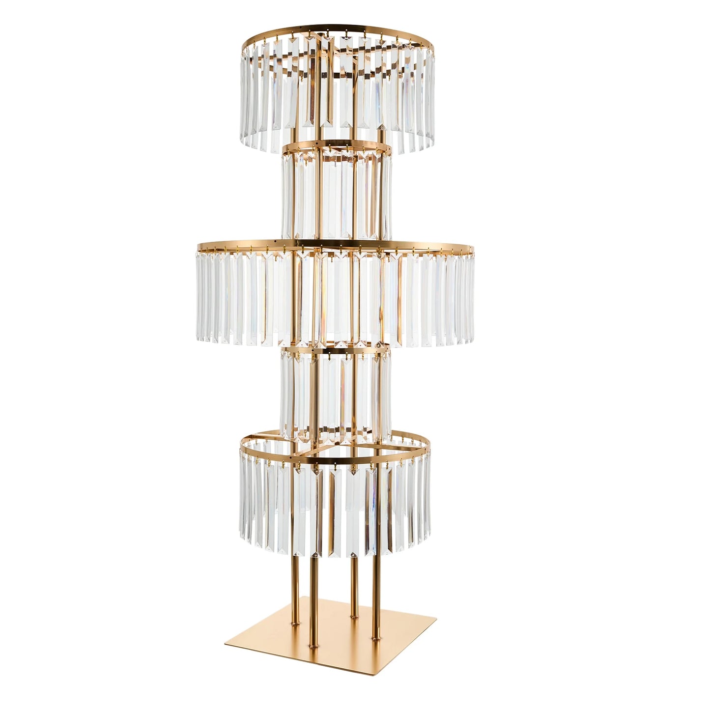 Five Tier Acrylic Wedding Flower Stand