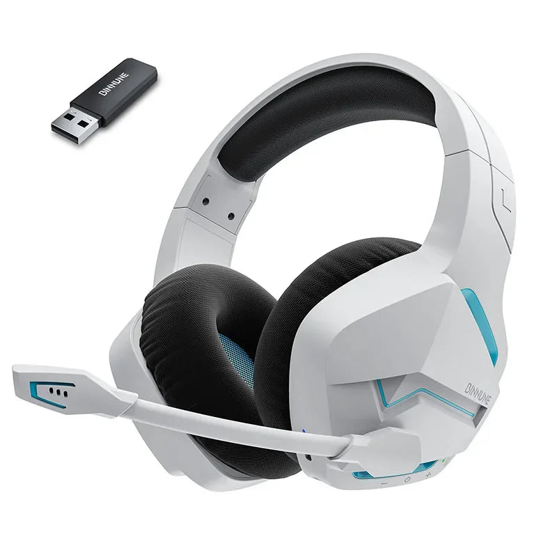 BINNUNE BW01 Wireless Gaming Headset With Mic for PC PS5