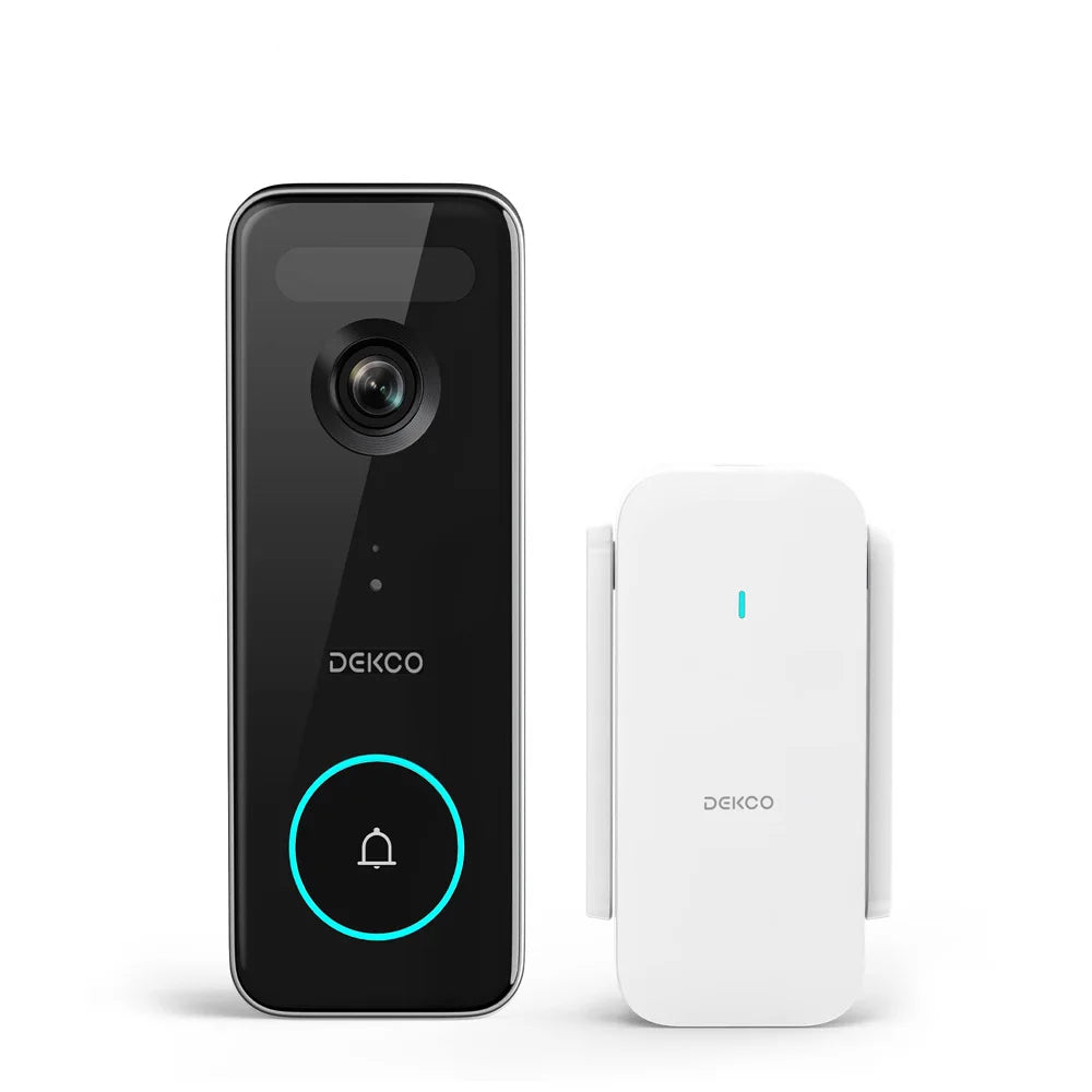 Dekco 5MP Ultra HD WiFi Video Doorbell With Motion Detection And Two Way Audio
