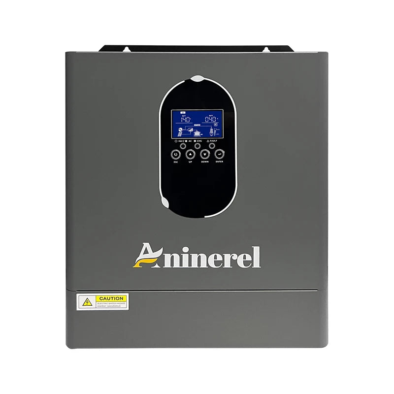 Aninerel Hybrid Off Grid Solar Inverter MPPT 120A LCD Display
