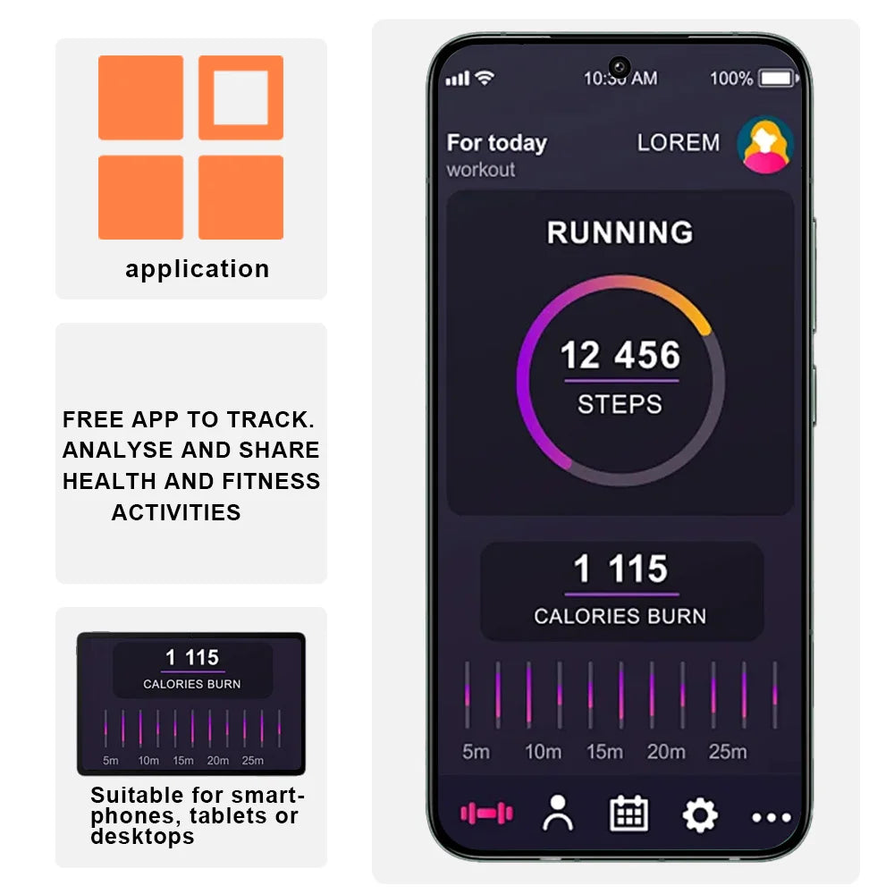 Anyloop Smart Watch For Women Fitness Tracker Over 400 Faces