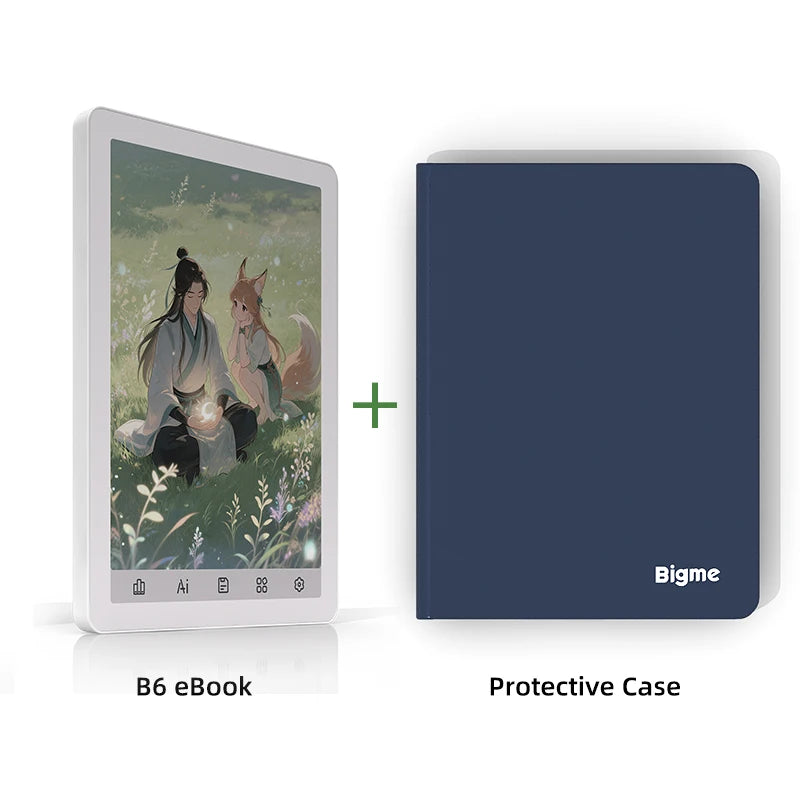 BIGME B6 E Ink Ebook Reader With Front Light Android 14 Google Play