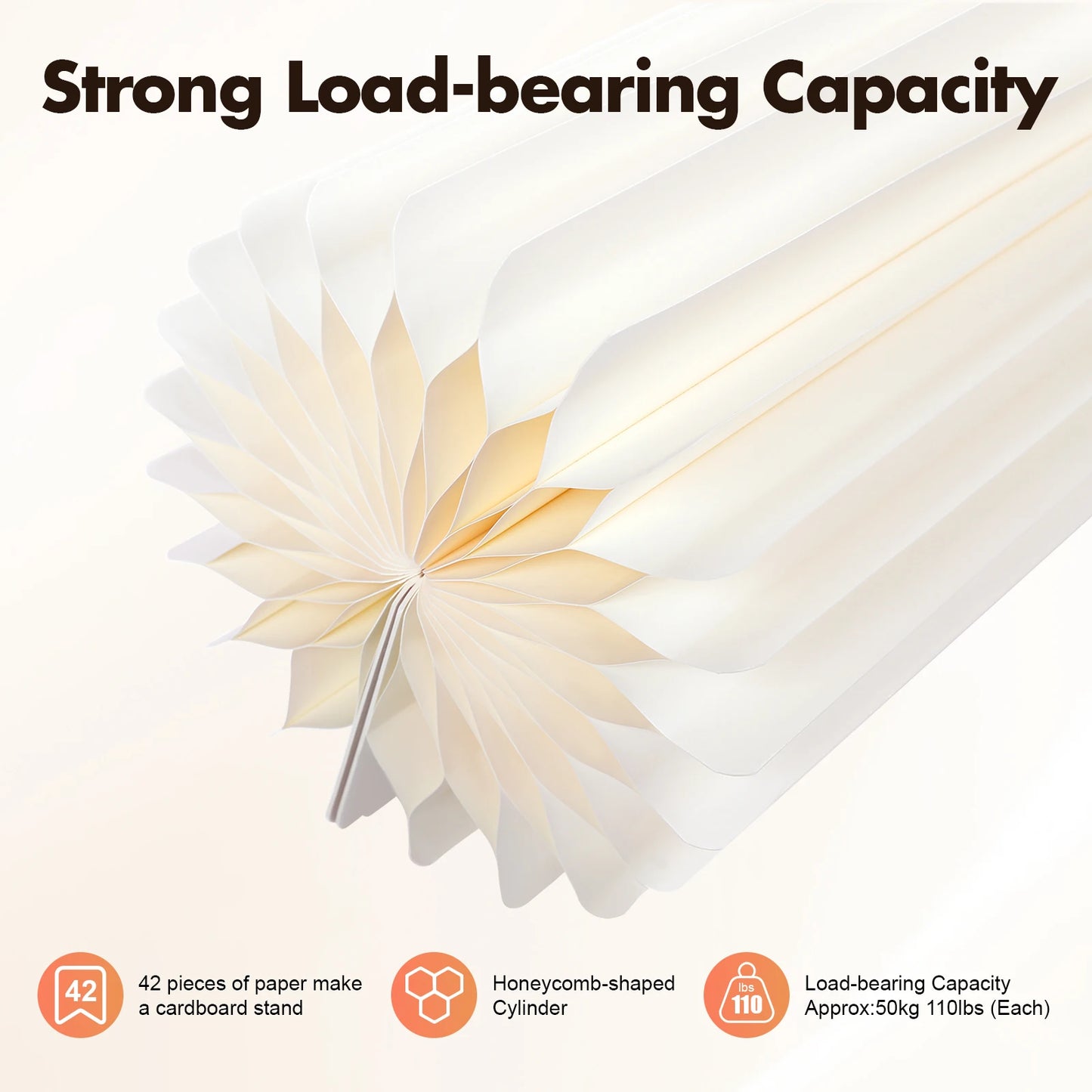 Foldable Cardboard Flower Stands For Wedding Centerpieces And Decor