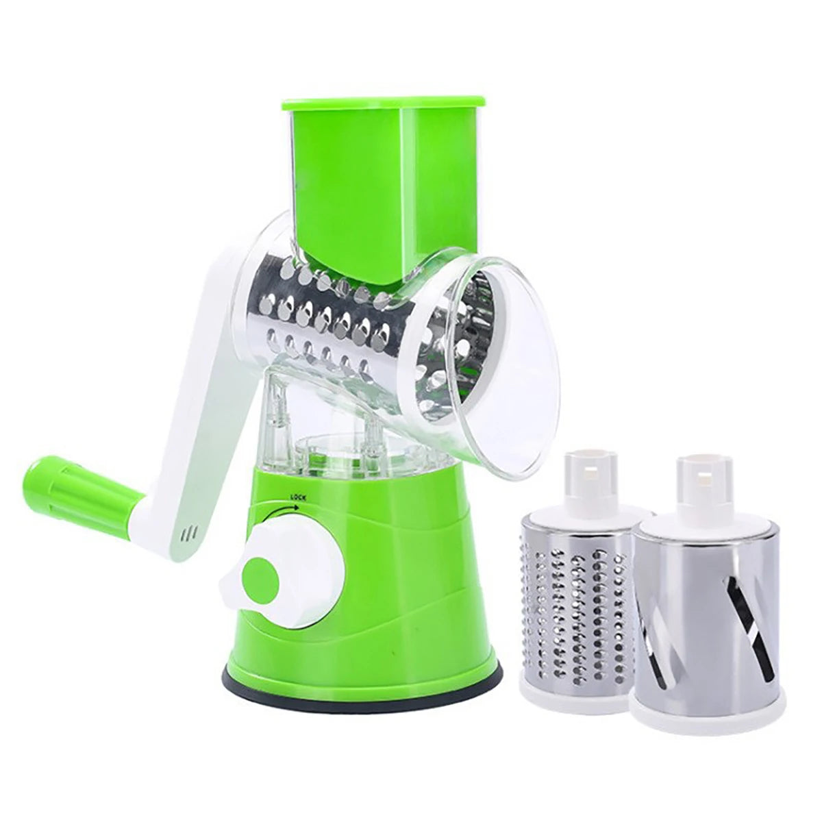 AEHOME Vegetable Slicer Shredder With 3 Drum Manual Grater Tool
