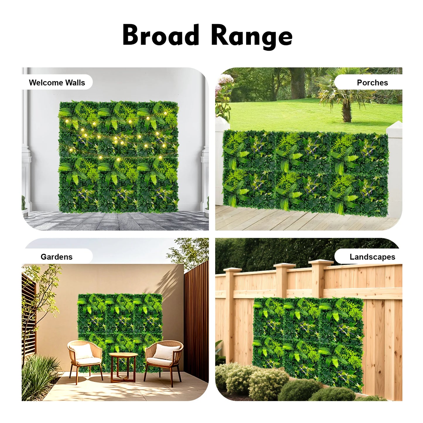Artificial Grass Backdrop Wall Panels For Indoor Outdoor Weddings