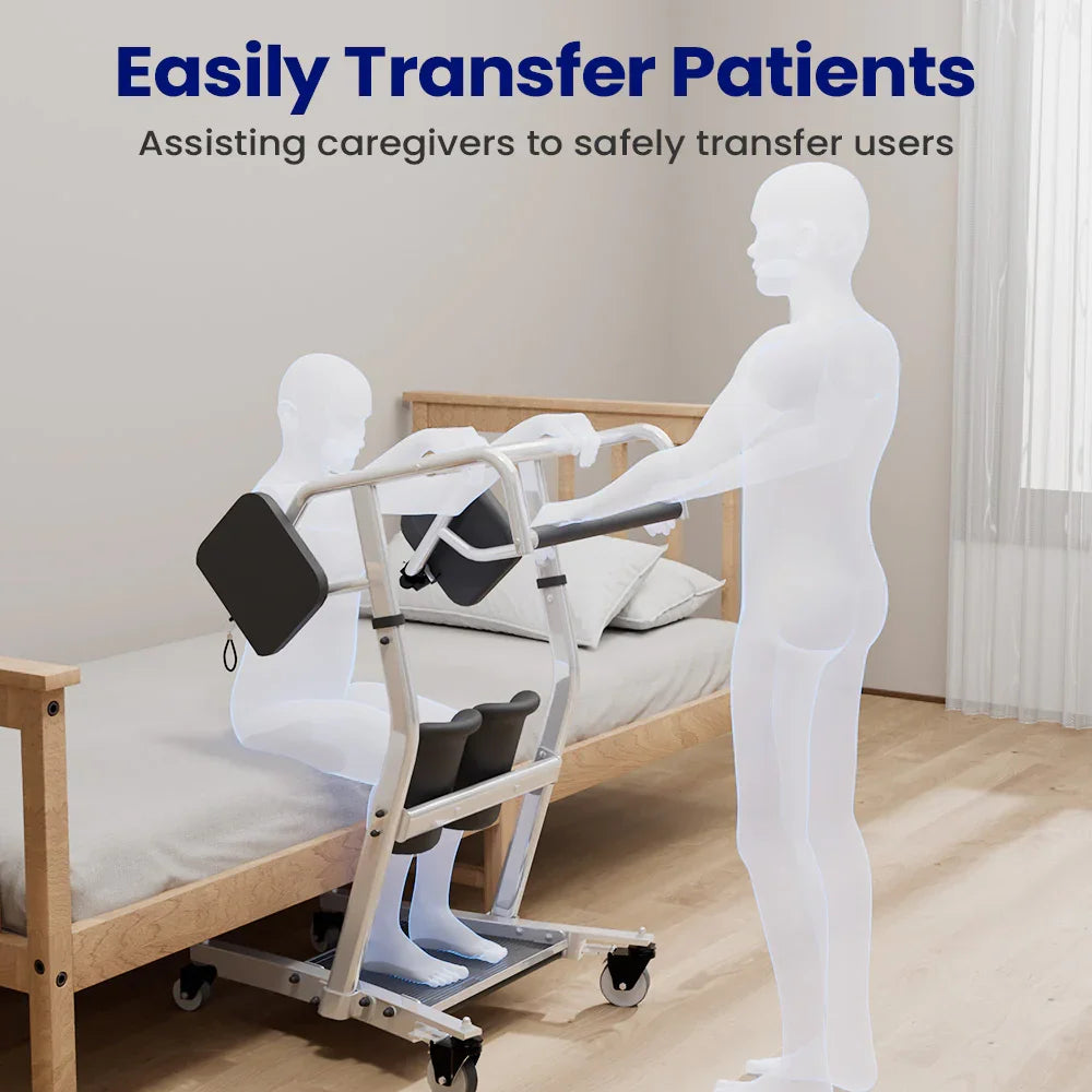 Sit To Stand Lift Stand Assist For Elderly Patients Transport