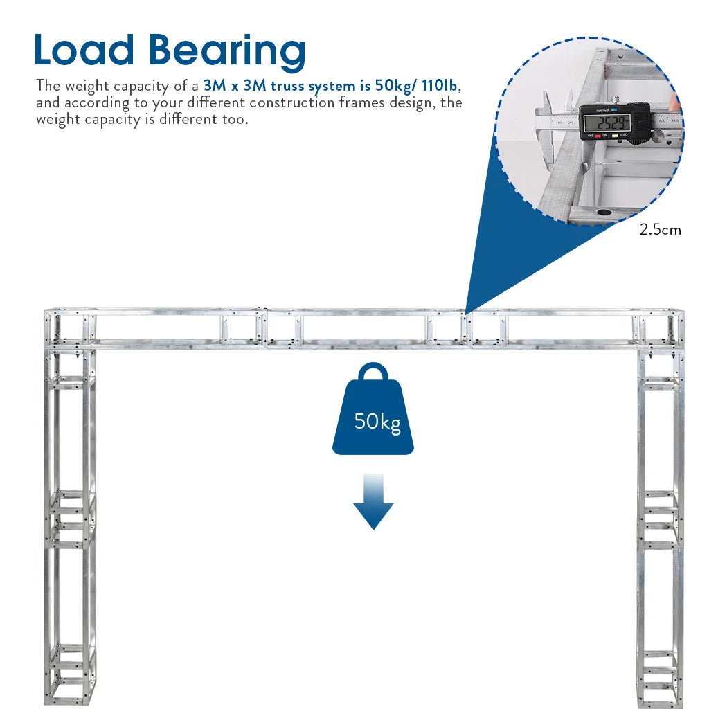 Iron Truss Tower For Stage DJ Lighting Frame 3Pcs Set