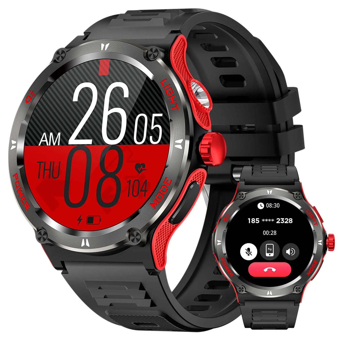 EIGIIS Smart Watch 3ATM Waterproof KT76 With HeartRate