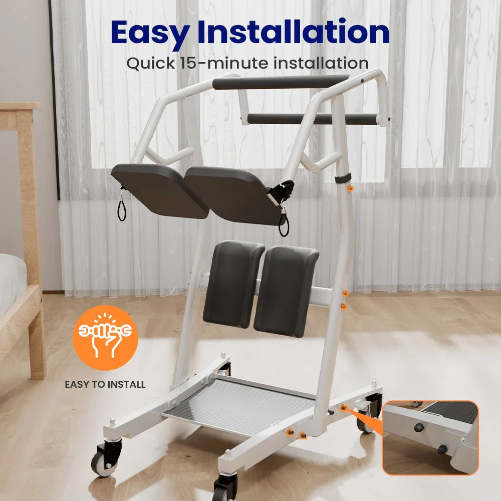 Sit To Stand Lift Stand Assist For Elderly Patients Transport