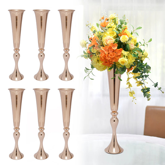 Trumpet Vases Set For Wedding Centerpieces And Table Decor