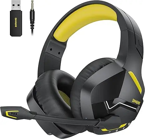 BINNUNE BW01 Wireless Gaming Headset With Mic for PC PS5