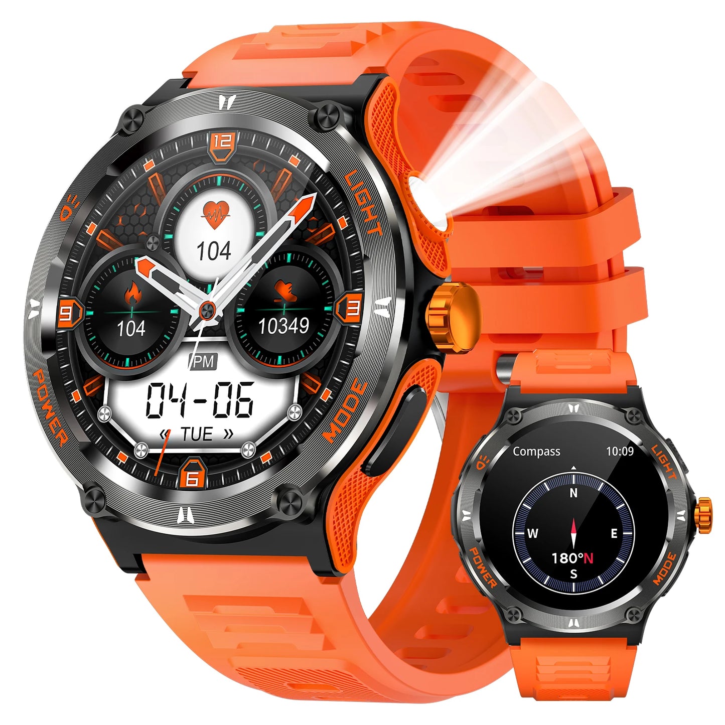 EIGIIS Smart Watch 3ATM Waterproof KT76 With HeartRate