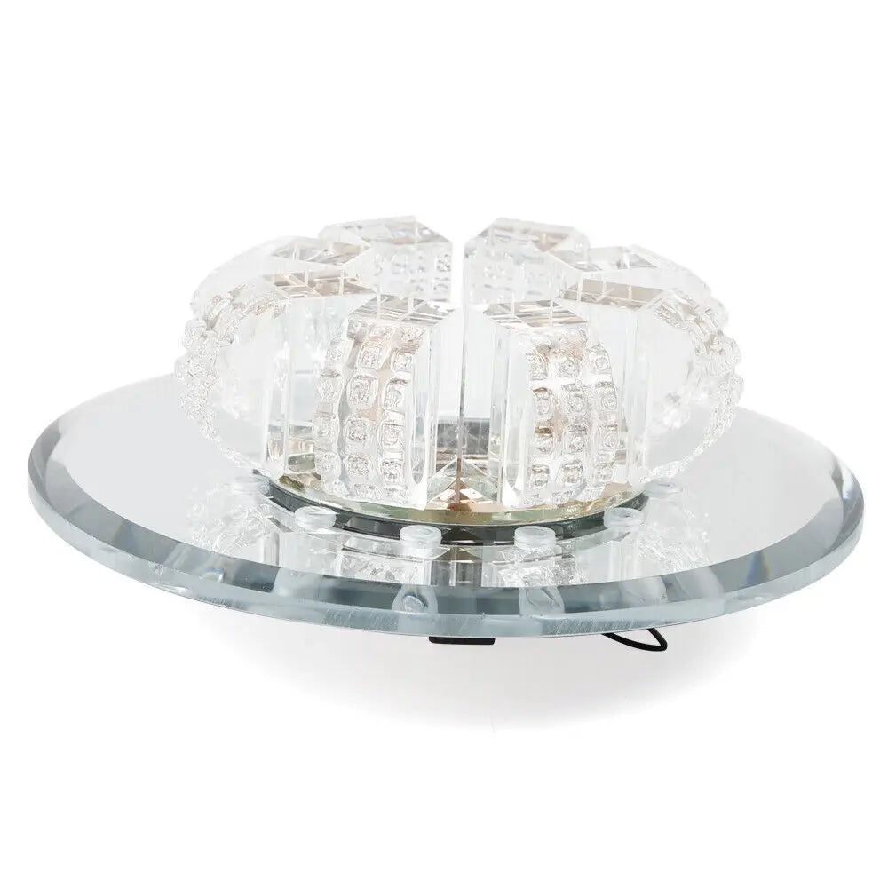 Crystal Ceiling Lamp With Adjustable Color Temperature LED Lighting