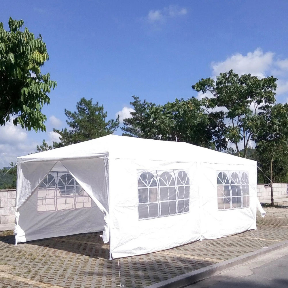Outdoor Garden Gazebo With Removable Sidewalls For Weddings And Events