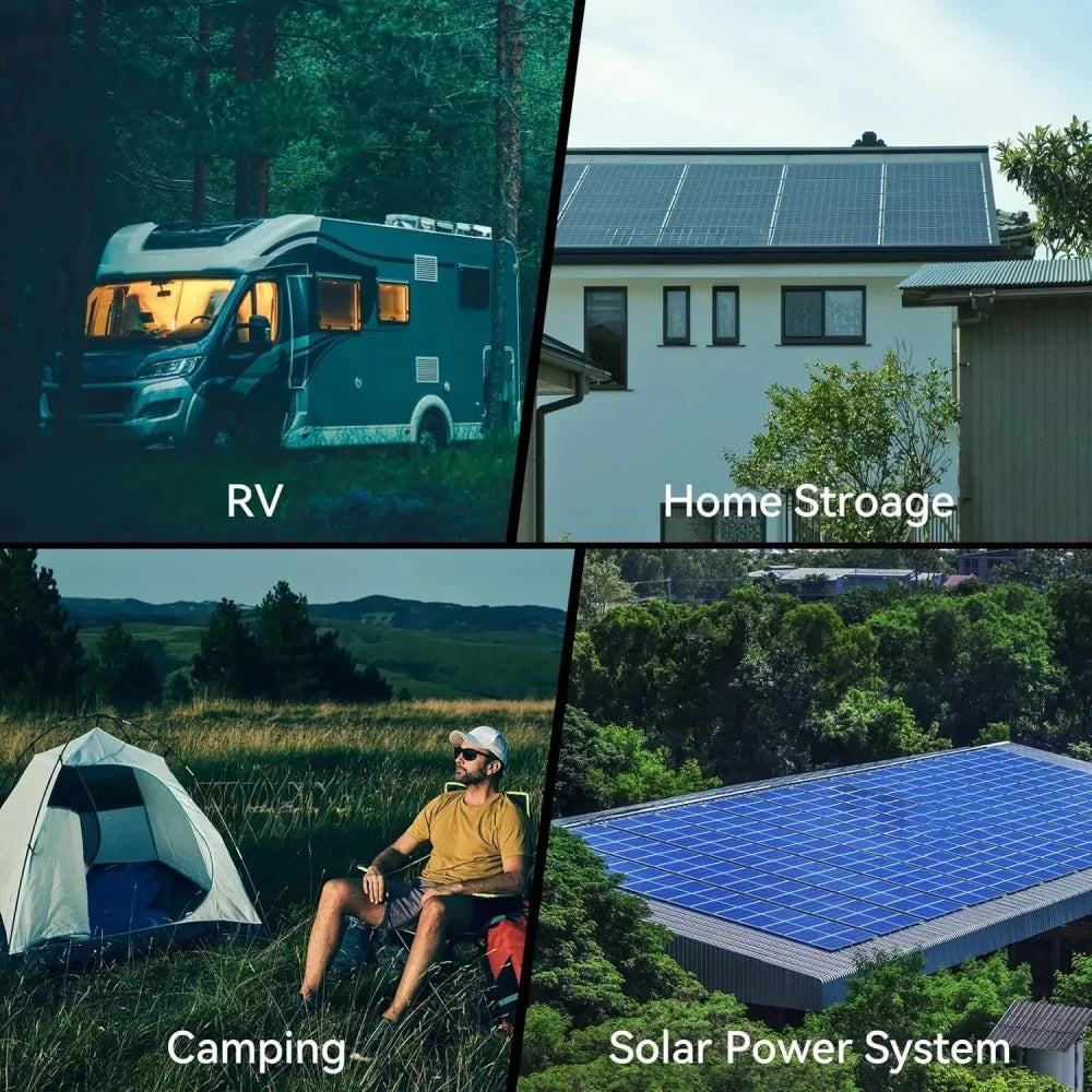PowMr Hybrid Solar Inverter 4.2KW/6.2KW MPPT 24V-48V To 220Vac