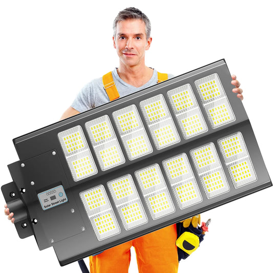 6000W Solar Street Lights With Motion Sensor Waterproof Outdoor