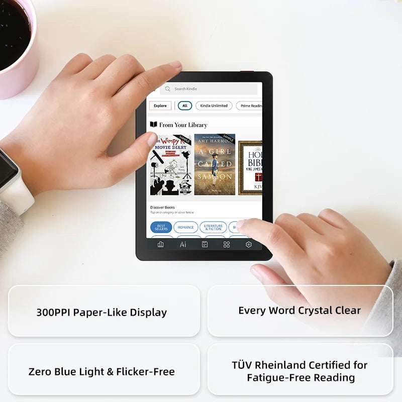 BIGME B6 E Ink Ebook Reader With Front Light Android 14 Google Play