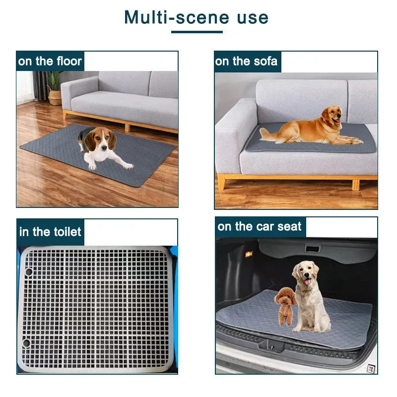 Reusable Dog Pee Pad Training Mat Washable Urine Mat