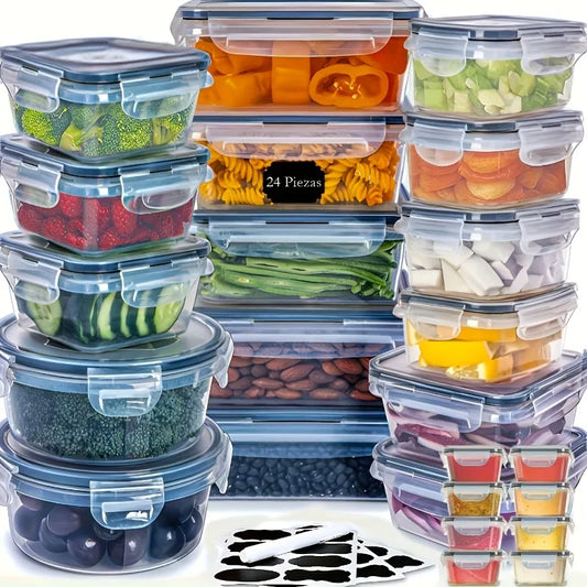 BPA Free Food Storage Set With Airtight Containers And Lids