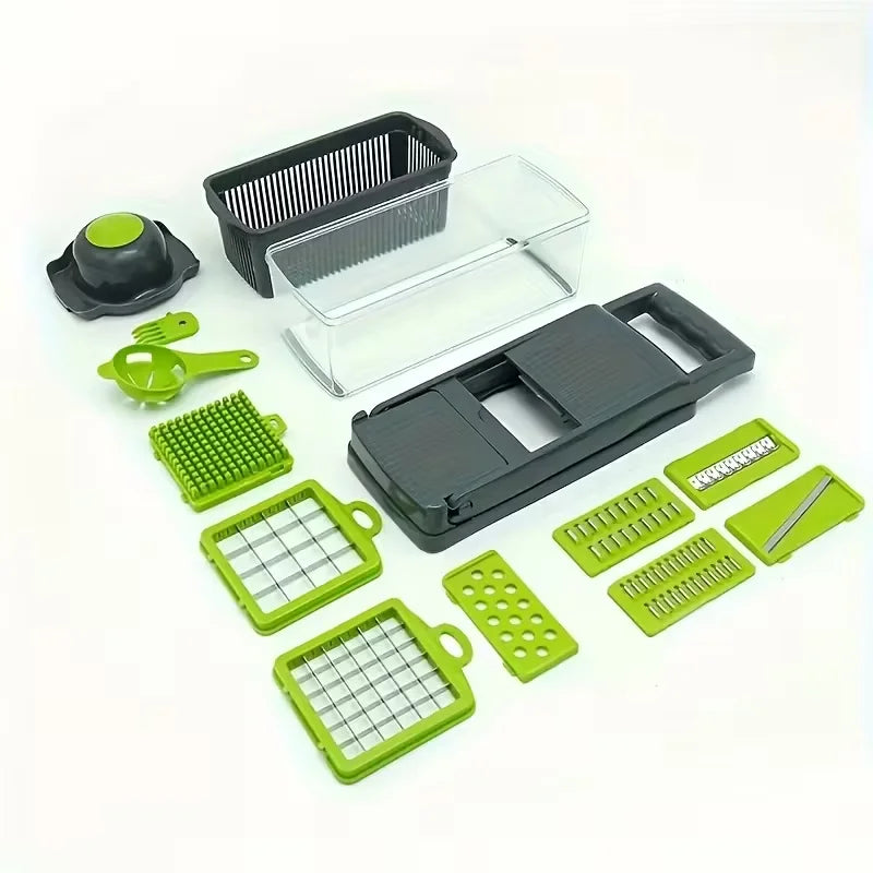 Multifunctional Vegetable Chopper 14 In 1 Onion Chopper Kitchen Grater