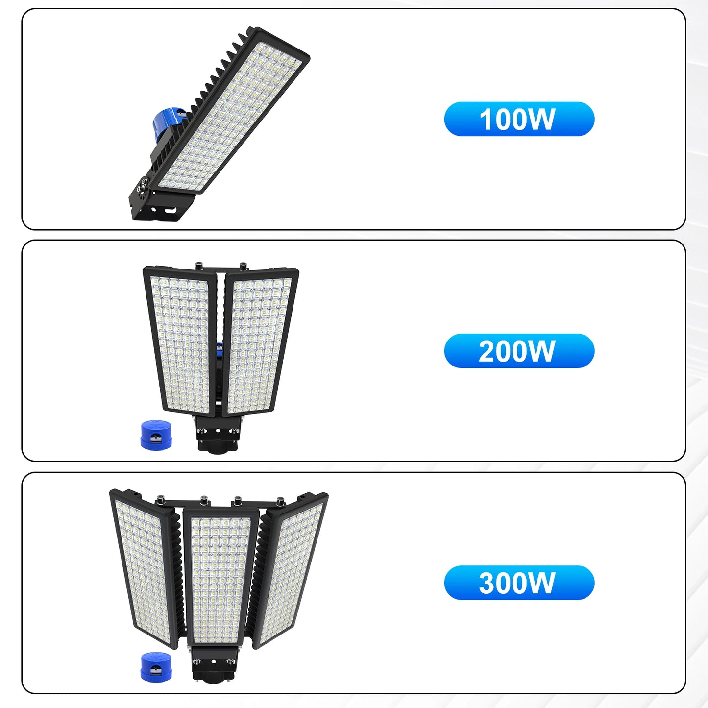 Dusk To Dawn Outdoor Parking Lot Light 100W IP67 Photocell