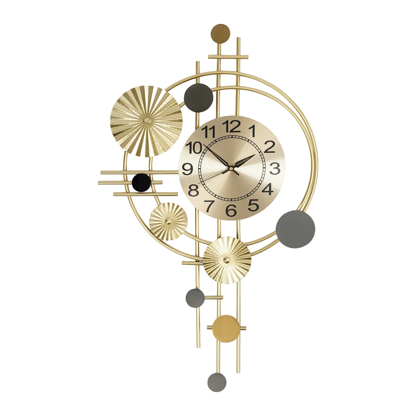 Decorative Wall Clock Silent Non Ticking For Living Room Office