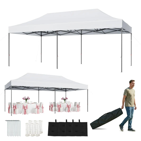 Pop Up Canopy Shelter Easy Up Outdoor Tent Roller Bag