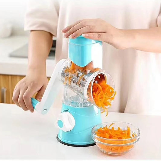 AEHOME Vegetable Slicer Shredder With 3 Drum Manual Grater Tool