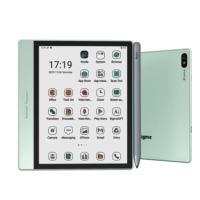 BIGME Seven Inch E Ink Ebook Reader Android Open 4G