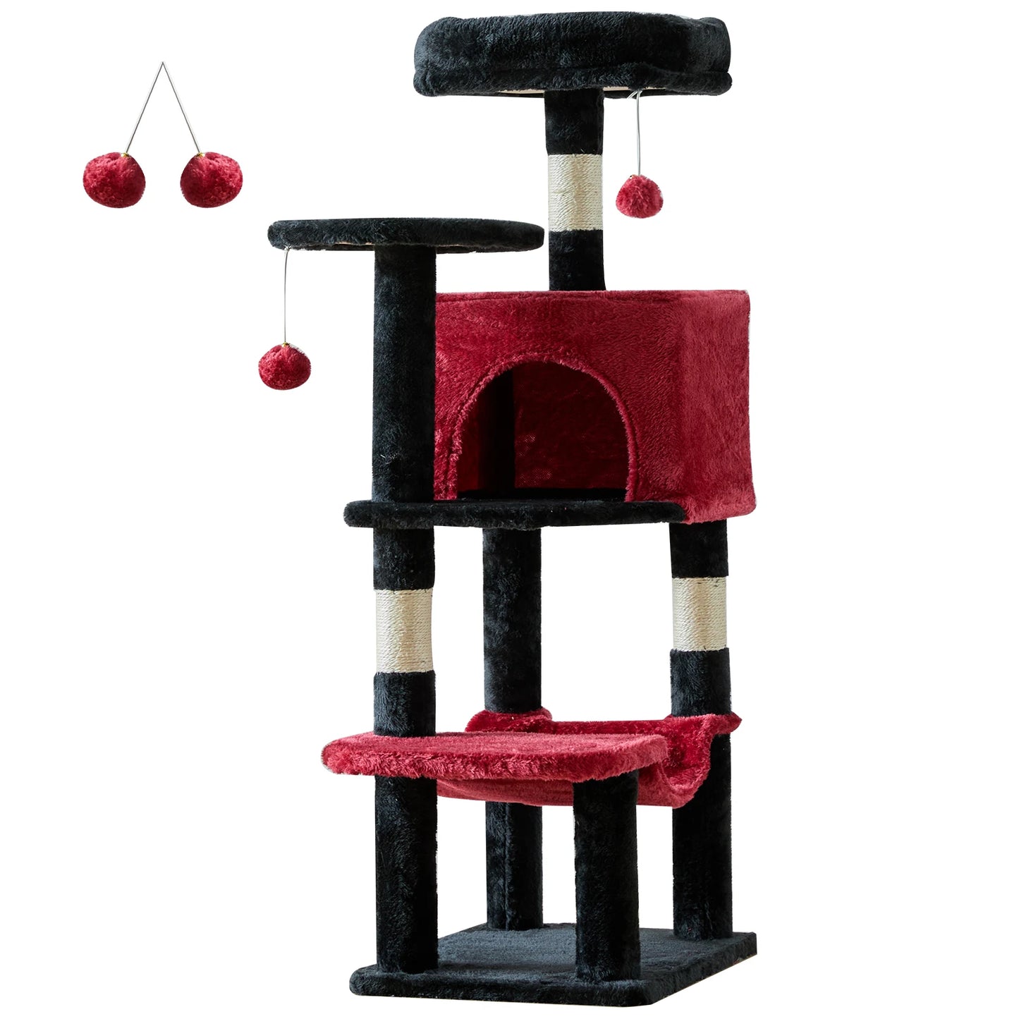 JHK Cat Tree Tall Multi-Cat Climbing Tower for Indoor Cats