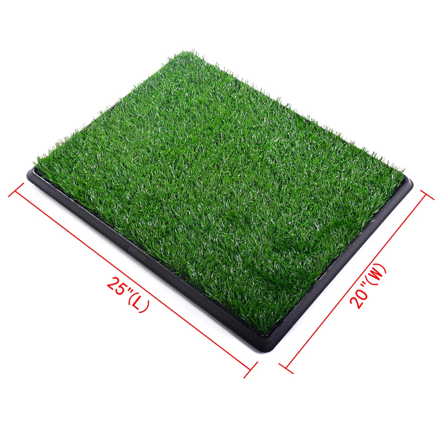Realistic Artificial Grass Pet Toilet For Easy Waste Cleanup