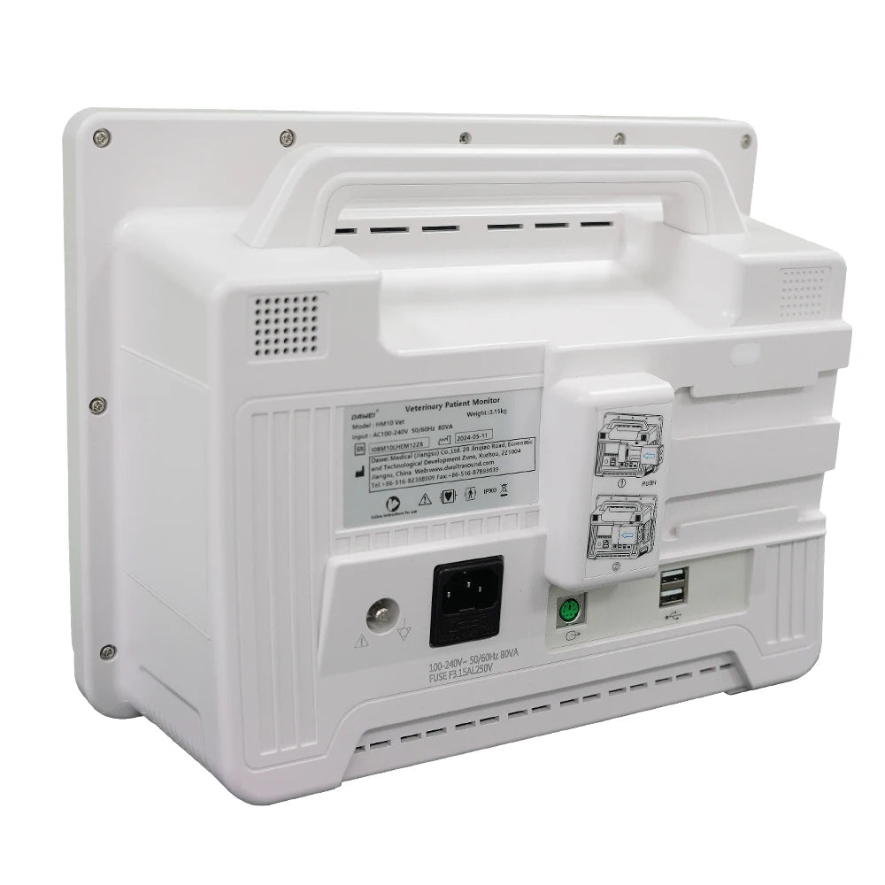 Dawei Portable Veterinary Monitor 6 Parameter With LCD Display For Pets