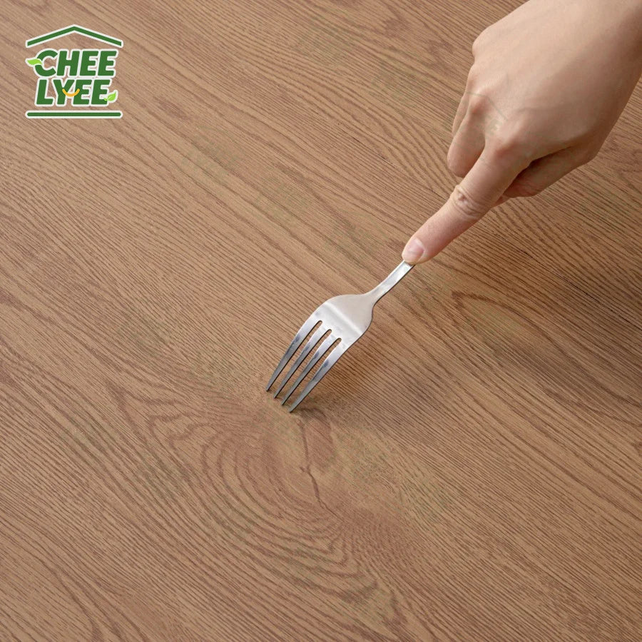 Self Adhesive Wall And Floor Sticker Wood Grain Marble Design
