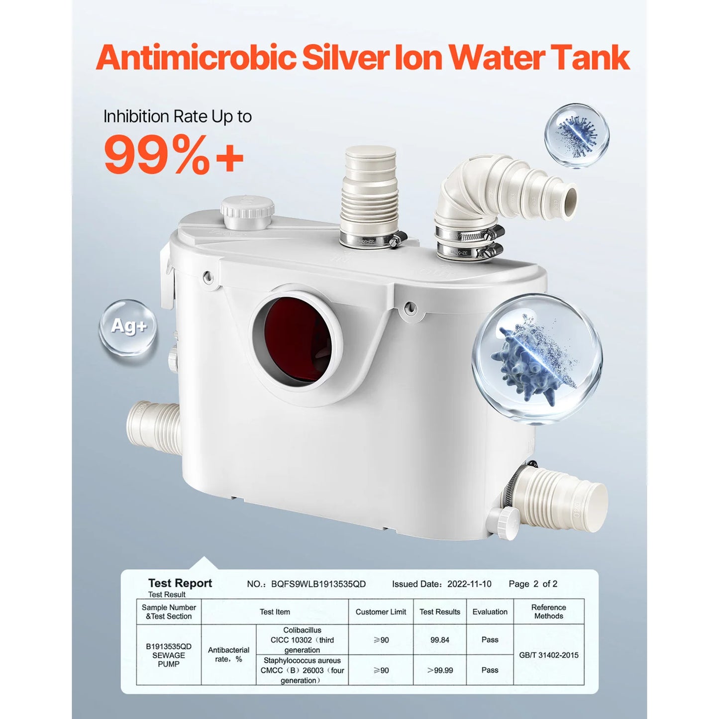 Succebuy Macerator Pump 500W 700W 900W 1200W Waste Water Upflush