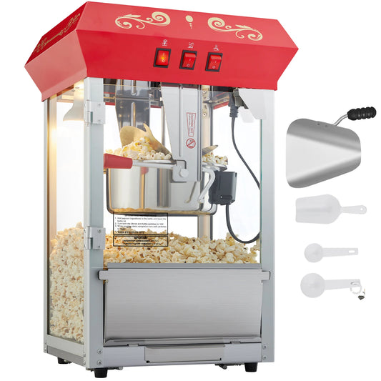 SucceBuy Commercial Popcorn Maker Machine With SUS304 Heating Tube
